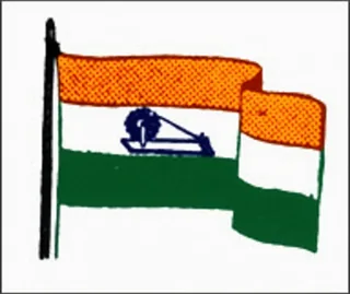 Gandhi's design for the Indian national flag