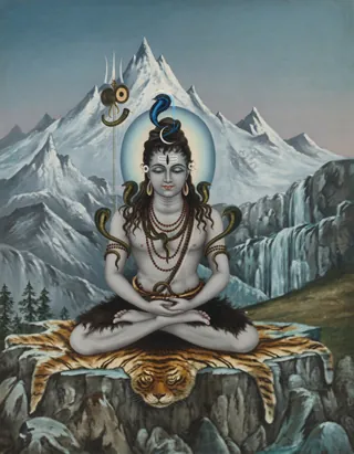 The Lord in His aspect as Shiva